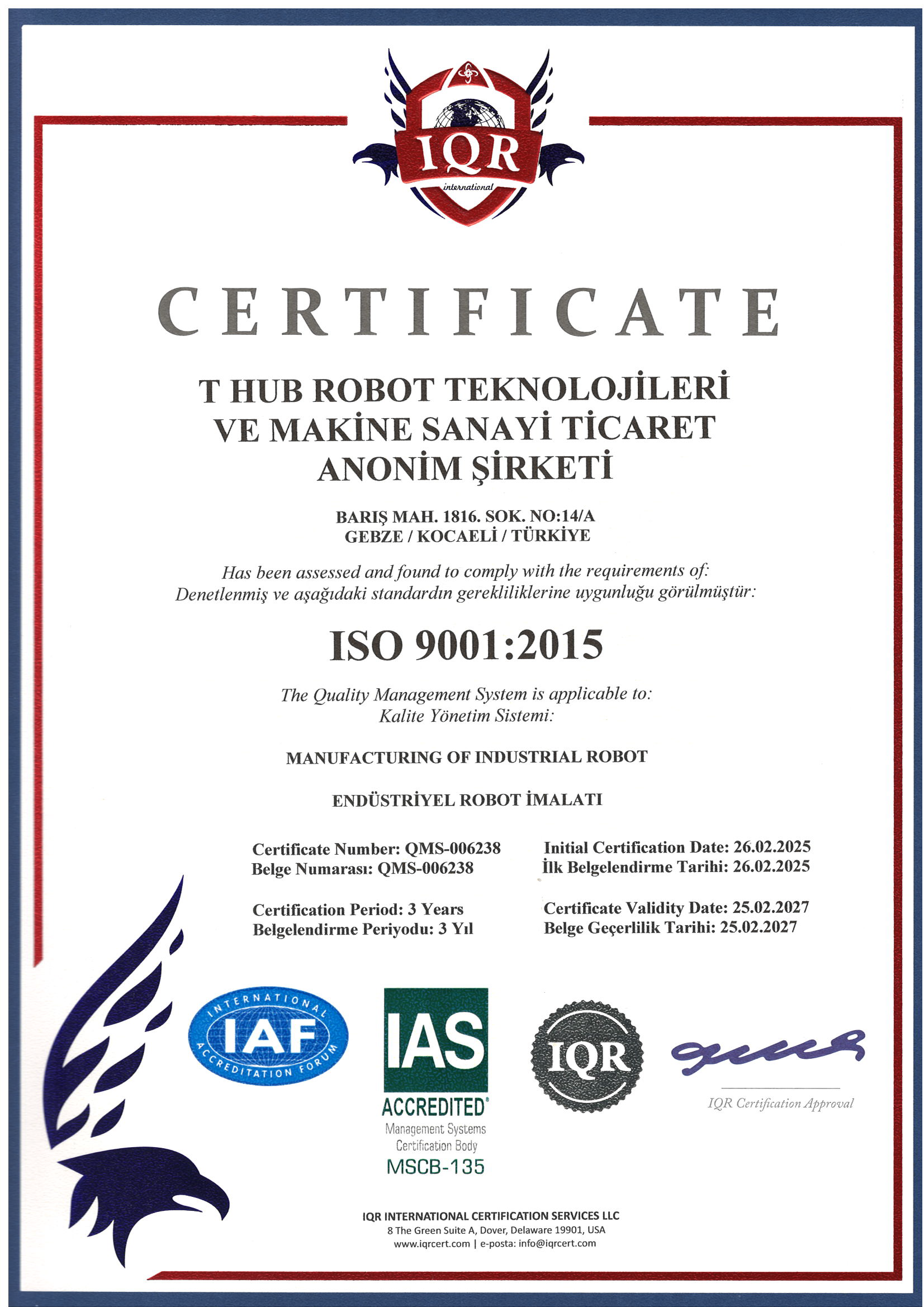 ISO 9001:2015
